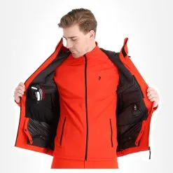 Peak Performance, Navtech Jacket Ski-jas Regular Fit Heren Racing Rood -Cmp Ski-uitrusting Winkel peak performance navtech jacket aa jas gevoerd regular fit heren AA11pea122b BI 06