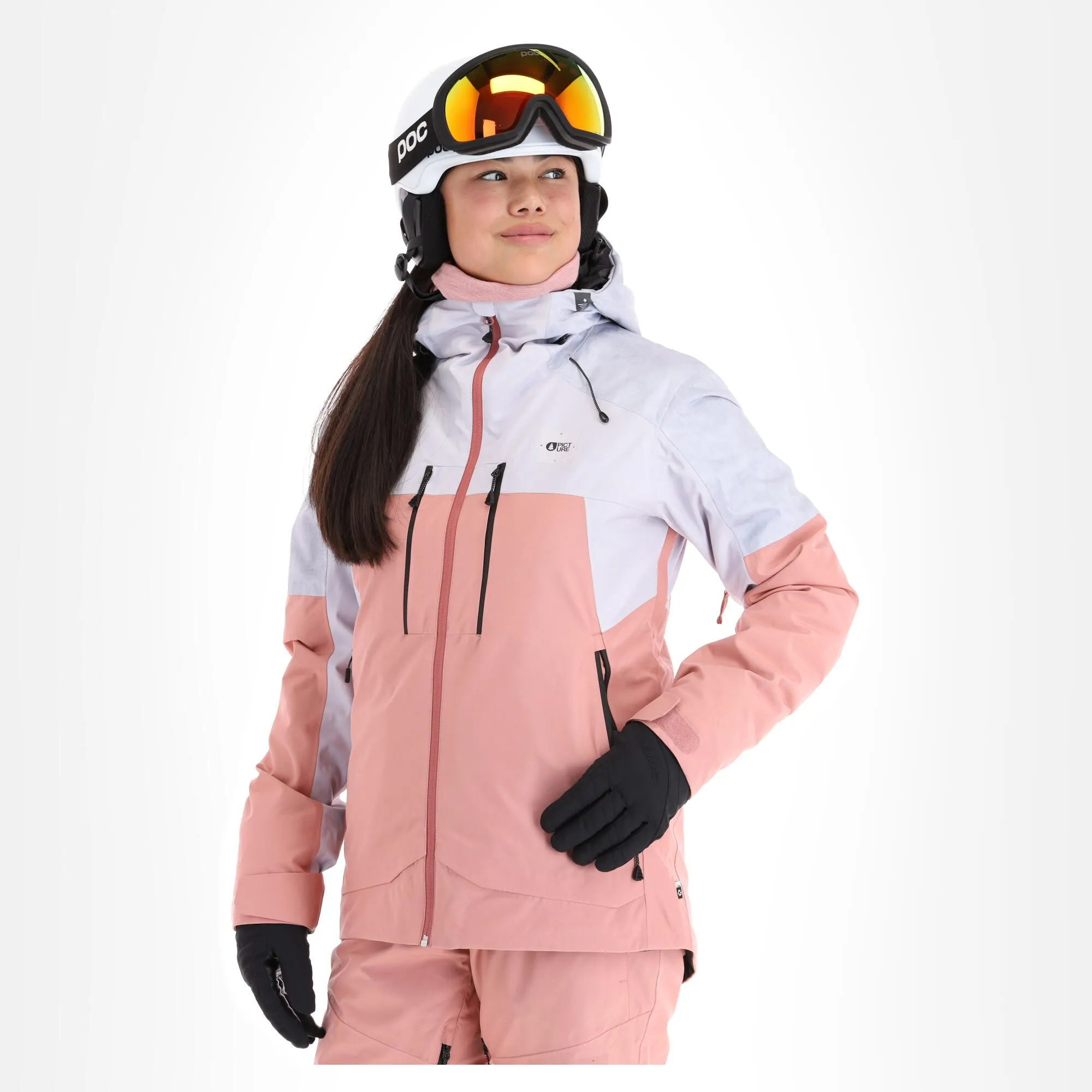 Picture, Exa Jkt Ski-jas Dames Ash Roze 3 Picture, Exa Jkt Ski-jas Dames Ash Roze - Afbeelding 3
