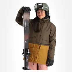 Picture, Glawi Jkt Ski-jas Dames Dark Army Groen