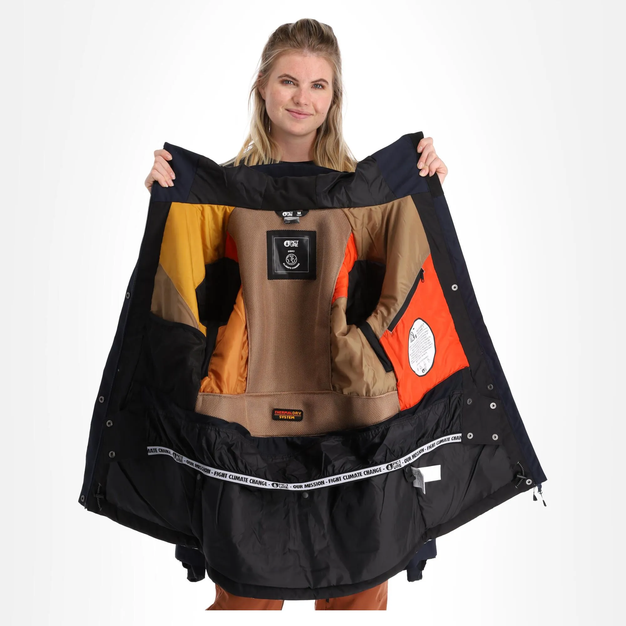 Picture, Glawi Jkt Ski-jas Dames Dark Blauw 4 Picture, Glawi Jkt Ski-jas Dames Dark Blauw - Afbeelding 4