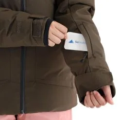 Picture, Lement Jkt Ski-jas Dames Dark Army Groen -Cmp Ski-uitrusting Winkel picture lement jkt aa jas gevoerd dames dark army groen 22pictu126v2 BI 07