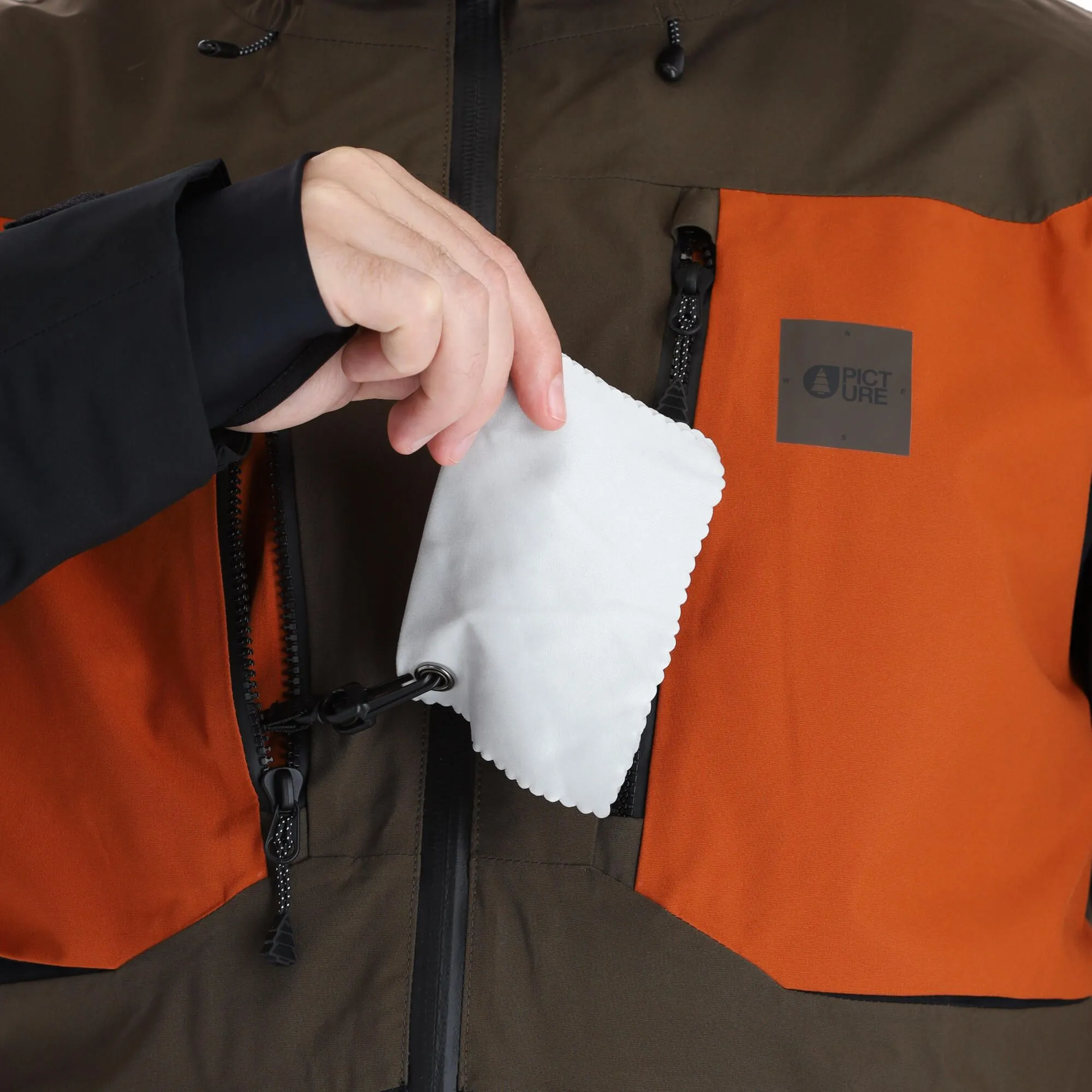 Picture, Naikoon Jkt Ski-jas Heren Dark Army Groen 8 Picture, Naikoon Jkt Ski-jas Heren Dark Army Groen - Afbeelding 8