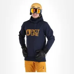 Picture, Parker Jkt Softshell Ski-jas Heren Dark Blauw