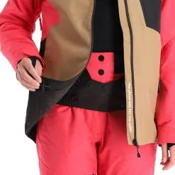 Picture, Seen Jkt Ski-jas Dames Dark Stone Beige -Cmp Ski-uitrusting Winkel picture seen jkt aa jas gevoerd dames dark stone beige 22pictu128v1 BI 11