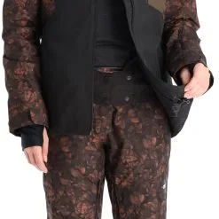 Picture, Seen Jkt Ski-jas Dames Iberis Print Bruin -Cmp Ski-uitrusting Winkel picture seen jkt aa jas gevoerd dames iberis print bruin 22pictu128v2 BI 11