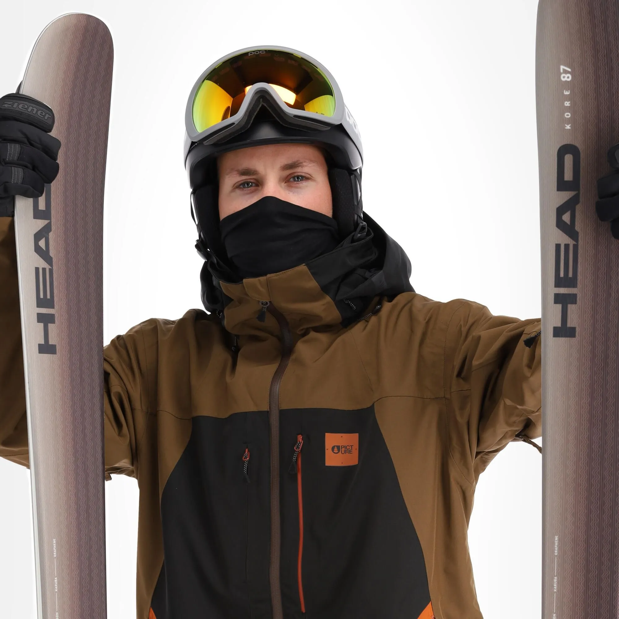 Picture, Track Jkt Ski-jas Heren Bruin 5 Picture, Track Jkt Ski-jas Heren Bruin - Afbeelding 5