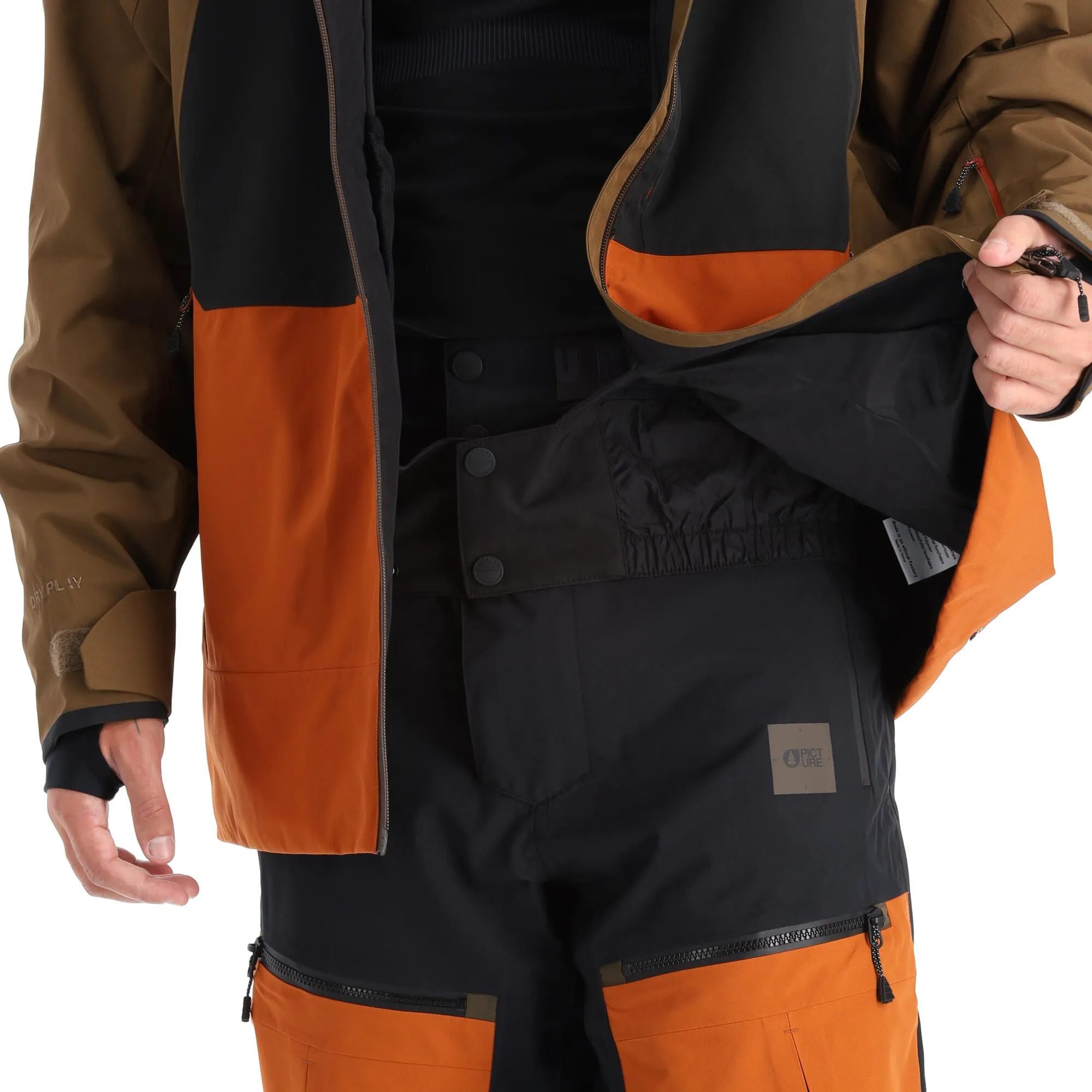 Picture, Track Jkt Ski-jas Heren Bruin 10 Picture, Track Jkt Ski-jas Heren Bruin - Afbeelding 10