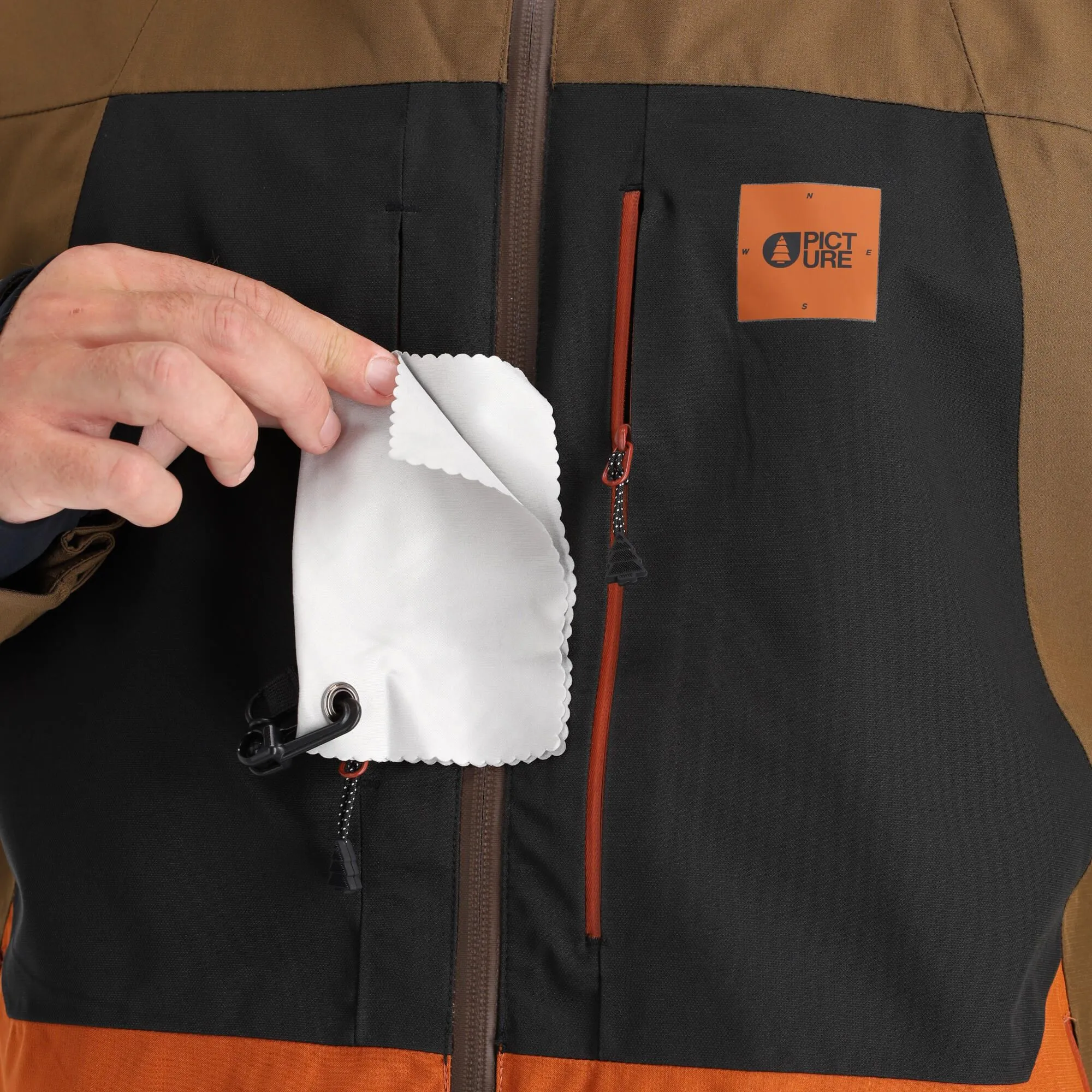 Picture, Track Jkt Ski-jas Heren Bruin 12 Picture, Track Jkt Ski-jas Heren Bruin - Afbeelding 12