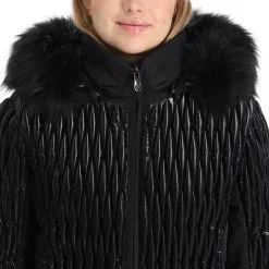 Poivre Blanc, Hybrid Ski Jacket Ski-jas Dames Glow Zwart -Cmp Ski-uitrusting Winkel poivre blanc hybrid ski jacket aa jas gevoerd dames glow zwart 22poivr105v2 BI 10