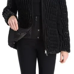 Poivre Blanc, Hybrid Ski Jacket Ski-jas Dames Glow Zwart -Cmp Ski-uitrusting Winkel poivre blanc hybrid ski jacket aa jas gevoerd dames glow zwart 22poivr105v2 BI 12