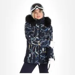 Poivre Blanc, Hybrid Ski Jacket Ski-jas Dames Jewelry Gothic Blauw -Cmp Ski-uitrusting Winkel poivre blanc hybrid ski jacket aa jas gevoerd dames jewelry 22poivr106v1 BI 04