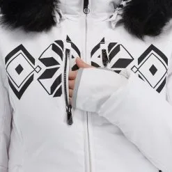 Poivre Blanc, Stretch Ski Jacket Ski-jas Dames Fancy Wit -Cmp Ski-uitrusting Winkel poivre blanc stretch ski jacket aa jas gevoerd dames fancy wit 22poivr102v2 BI 12