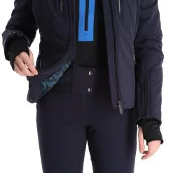 Poivre Blanc, Stretch Ski Jacket Ski-jas Dames Gothic Blauw -Cmp Ski-uitrusting Winkel poivre blanc stretch ski jacket aa jas gevoerd dames gothic blauw 22poivr101v1 BI 10
