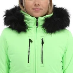 Poivre Blanc, Stretch Ski Jacket Ski-jas Dames Paradise Groen -Cmp Ski-uitrusting Winkel poivre blanc stretch ski jacket aa jas gevoerd dames paradise 22poivr101v2 BI 07