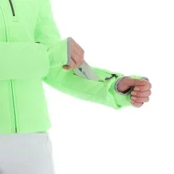 Poivre Blanc, Stretch Ski Jacket Ski-jas Dames Paradise Groen -Cmp Ski-uitrusting Winkel poivre blanc stretch ski jacket aa jas gevoerd dames paradise 22poivr101v2 BI 08