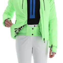 Poivre Blanc, Stretch Ski Jacket Ski-jas Dames Paradise Groen -Cmp Ski-uitrusting Winkel poivre blanc stretch ski jacket aa jas gevoerd dames paradise 22poivr101v2 BI 10