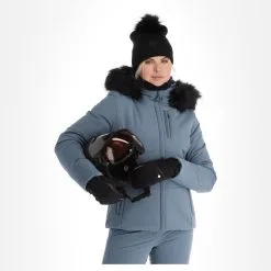 Poivre Blanc, Stretch Ski Jacket Ski-jas Dames Thunder Grijs -Cmp Ski-uitrusting Winkel poivre blanc stretch ski jacket aa jas gevoerd dames thunder 22poivr104v1 BI 04