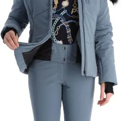 Poivre Blanc, Stretch Ski Jacket Ski-jas Dames Thunder Grijs -Cmp Ski-uitrusting Winkel poivre blanc stretch ski jacket aa jas gevoerd dames thunder 22poivr104v1 BI 09