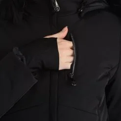 Poivre Blanc, Stretch Ski Jacket Ski-jas Dames Zwart -Cmp Ski-uitrusting Winkel poivre blanc stretch ski jacket aa jas gevoerd dames zwart 22poivr104v3 BI 11