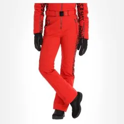 Poivre Blanc, Stretch Ski Overall Ski Overall Dames Leopard Scarlet Rood -Cmp Ski-uitrusting Winkel poivre blanc stretch ski overall da ski overall dames leopard 22poivr110v2 BI 06