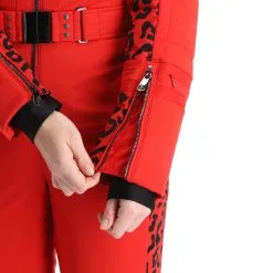 Poivre Blanc, Stretch Ski Overall Ski Overall Dames Leopard Scarlet Rood -Cmp Ski-uitrusting Winkel poivre blanc stretch ski overall da ski overall dames leopard 22poivr110v2 BI 12
