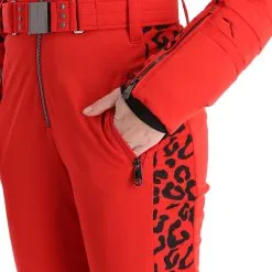 Poivre Blanc, Stretch Ski Overall Ski Overall Dames Leopard Scarlet Rood -Cmp Ski-uitrusting Winkel poivre blanc stretch ski overall da ski overall dames leopard 22poivr110v2 BI 18