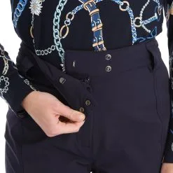 Poivre Blanc, Stretch Ski Pants Skibroek Dames Gothic Blauw -Cmp Ski-uitrusting Winkel poivre blanc stretch ski pants ba skibroek gevoerd dames gothic 22poivr107v4 BI 05