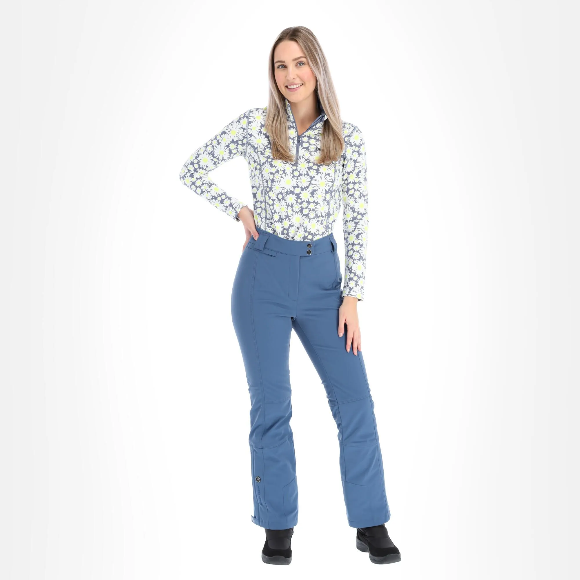 Poivre Blanc, W20-0820-Wo/A Skibroek Slim Fit Dames Twilight Blauw 1 Poivre Blanc, W20-0820-Wo/A Skibroek Slim Fit Dames Twilight Blauw