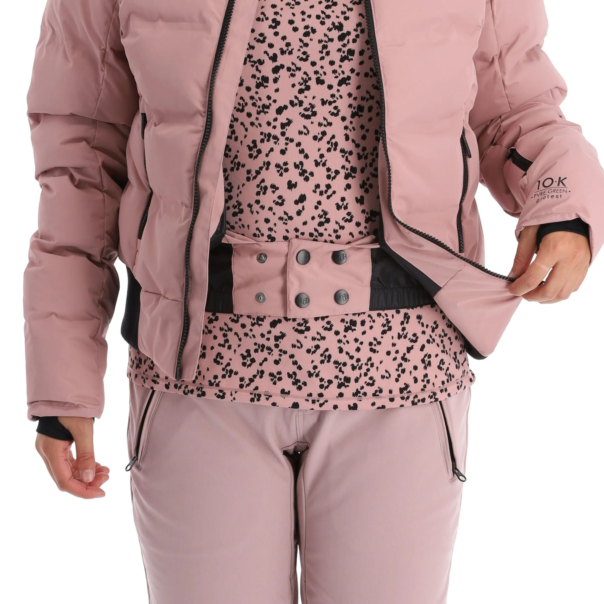 Protest, Prtalyssum Ski-jas Dames Mauve Roze 7 Protest, Prtalyssum Ski-jas Dames Mauve Roze - Afbeelding 7