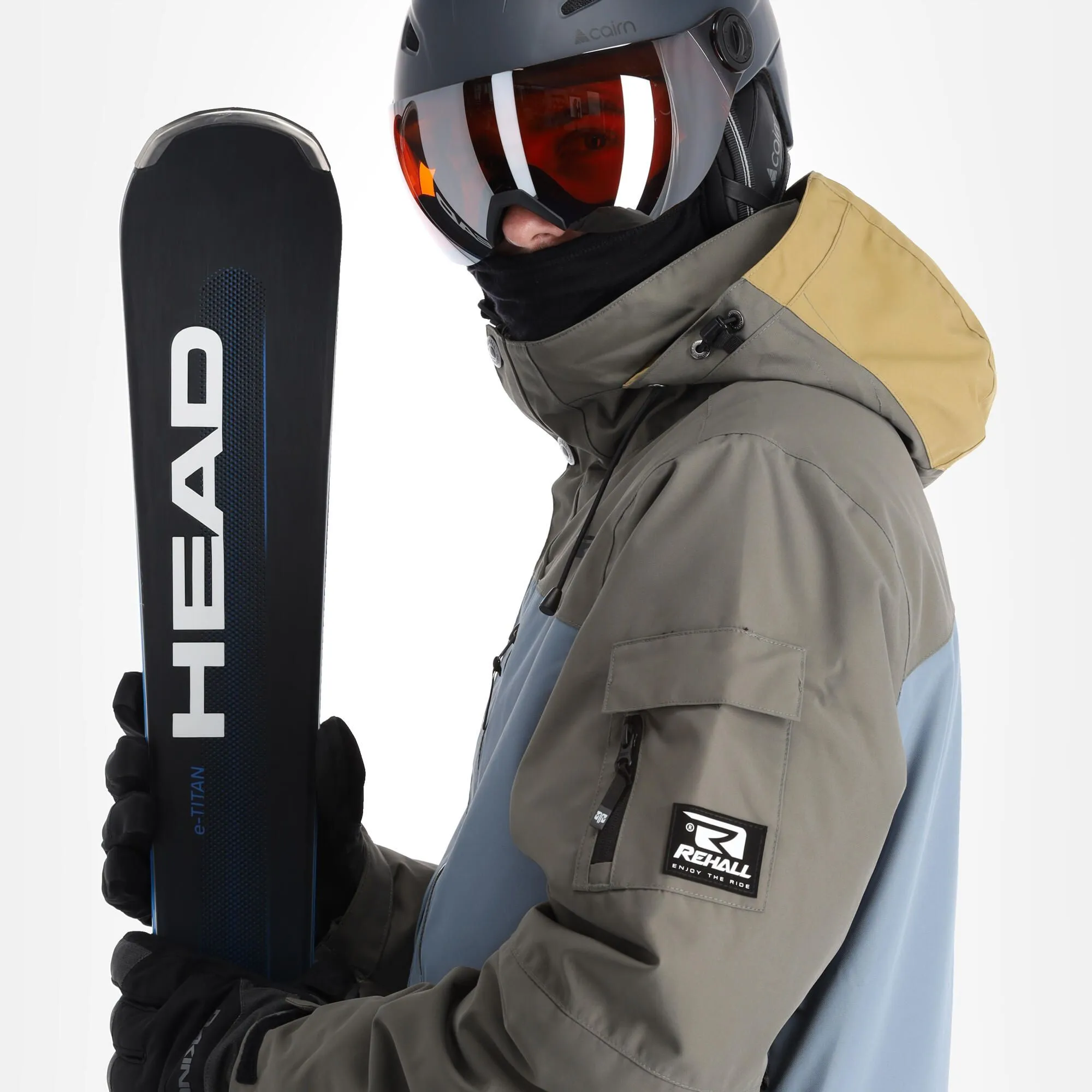 Rehall, Anchor-R Ski-jas Heren Antique Bronze Bruin 4 Rehall, Anchor-R Ski-jas Heren Antique Bronze Bruin - Afbeelding 4