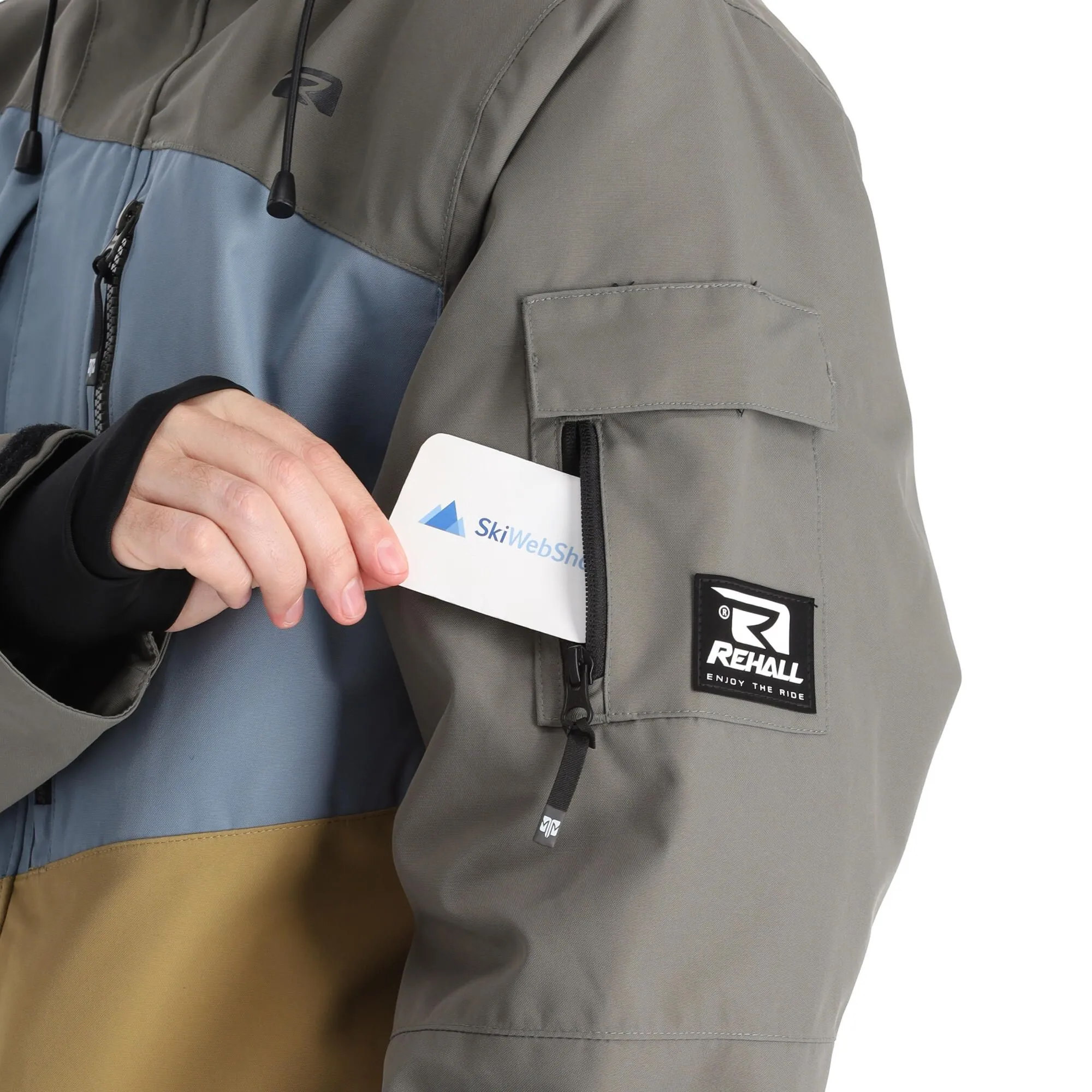 Rehall, Anchor-R Ski-jas Heren Antique Bronze Bruin 7 Rehall, Anchor-R Ski-jas Heren Antique Bronze Bruin - Afbeelding 7