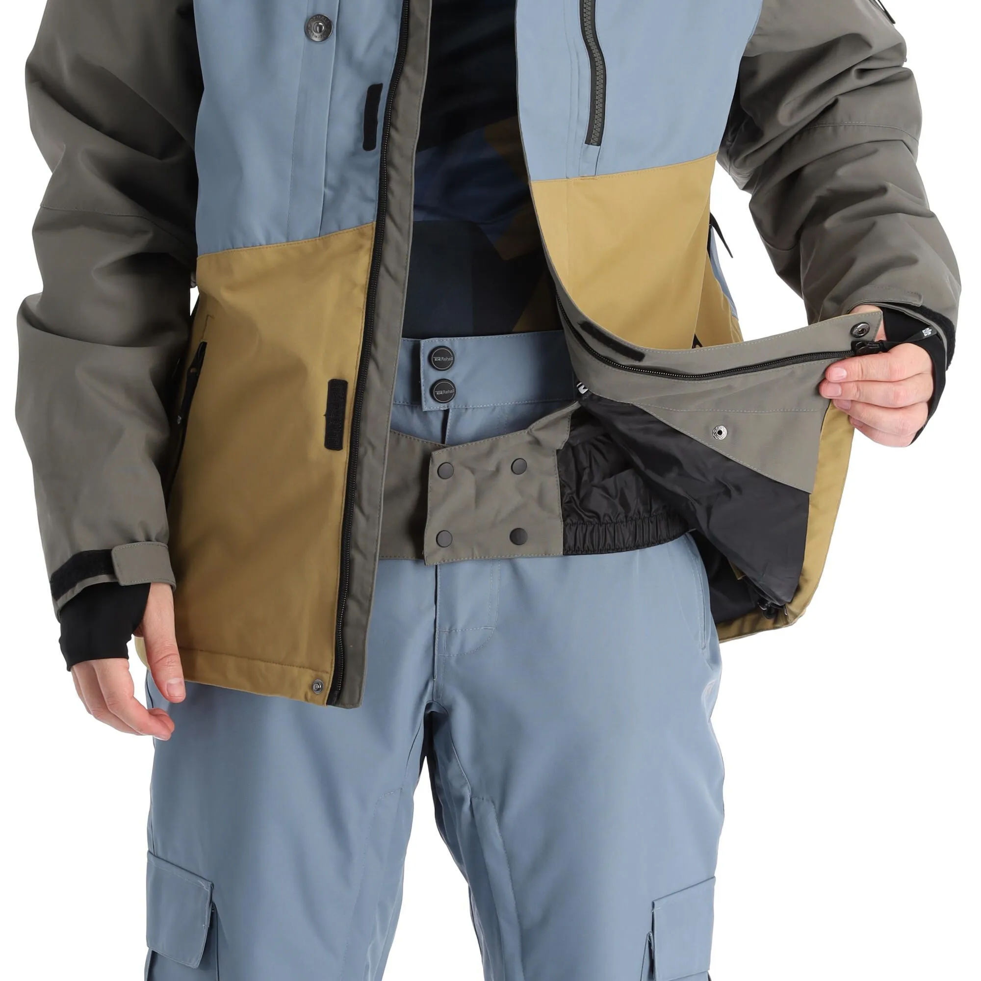 Rehall, Anchor-R Ski-jas Heren Antique Bronze Bruin 8 Rehall, Anchor-R Ski-jas Heren Antique Bronze Bruin - Afbeelding 8