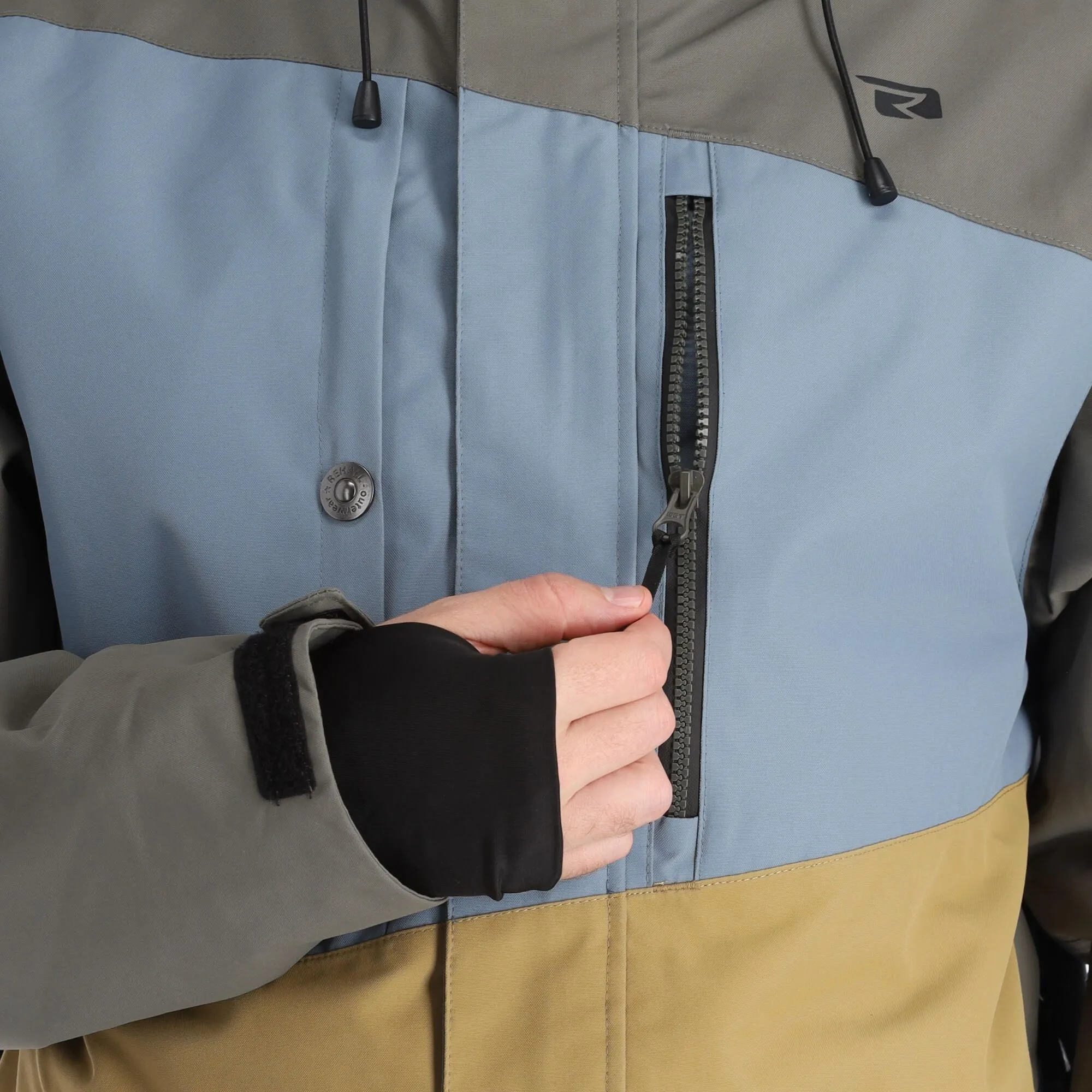 Rehall, Anchor-R Ski-jas Heren Antique Bronze Bruin 10 Rehall, Anchor-R Ski-jas Heren Antique Bronze Bruin - Afbeelding 10