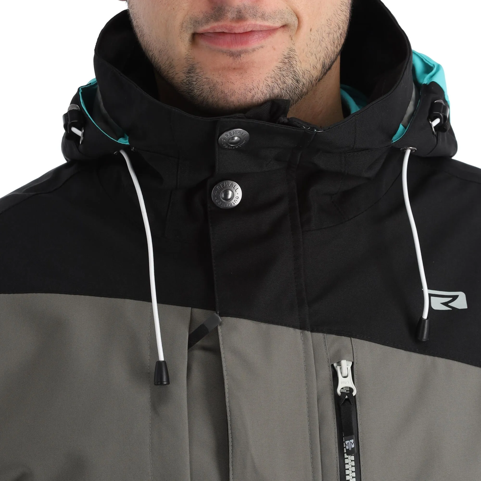 Rehall, Anchor-R Ski-jas Heren Aqua Blauw 6 Rehall, Anchor-R Ski-jas Heren Aqua Blauw - Afbeelding 6