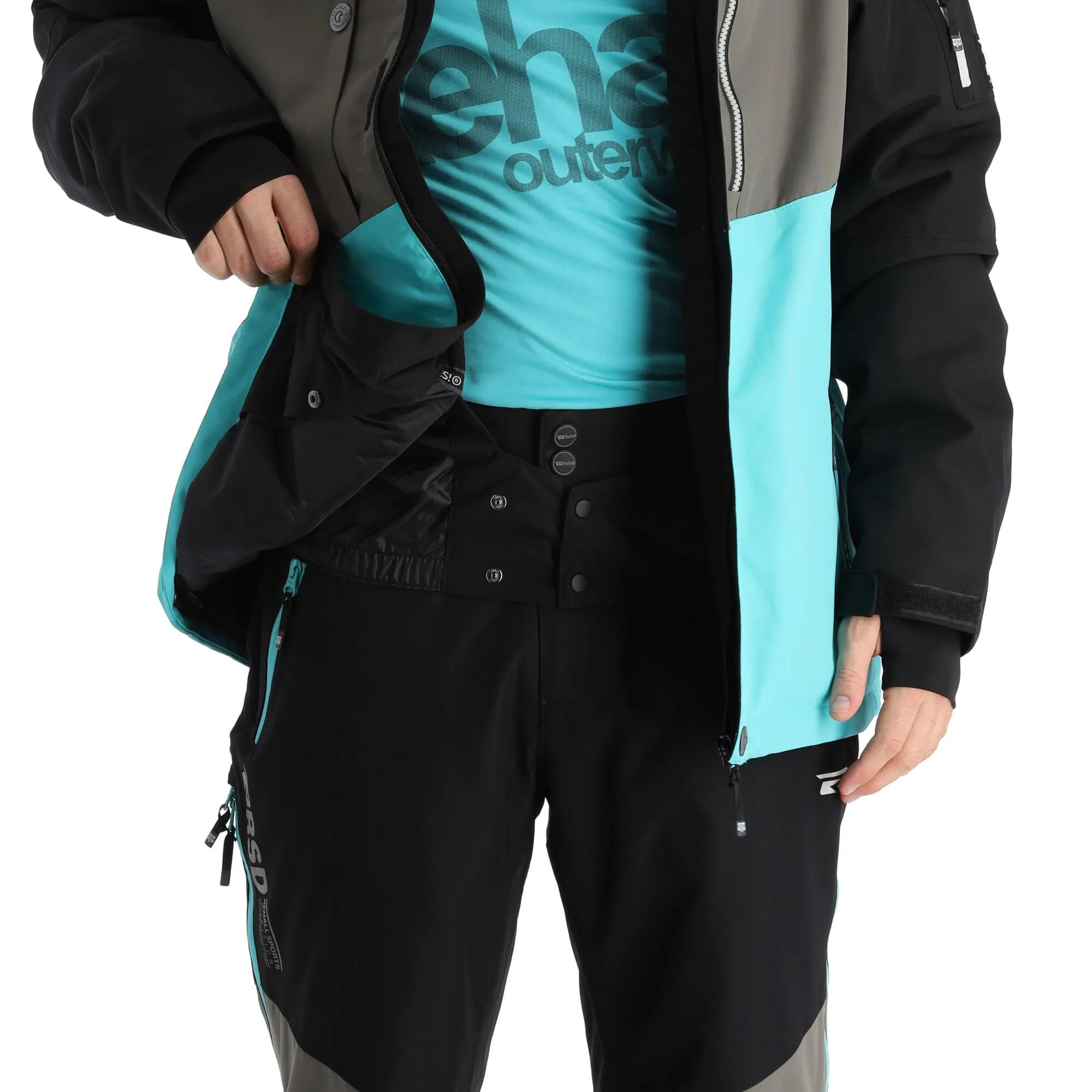 Rehall, Anchor-R Ski-jas Heren Aqua Blauw 8 Rehall, Anchor-R Ski-jas Heren Aqua Blauw - Afbeelding 8