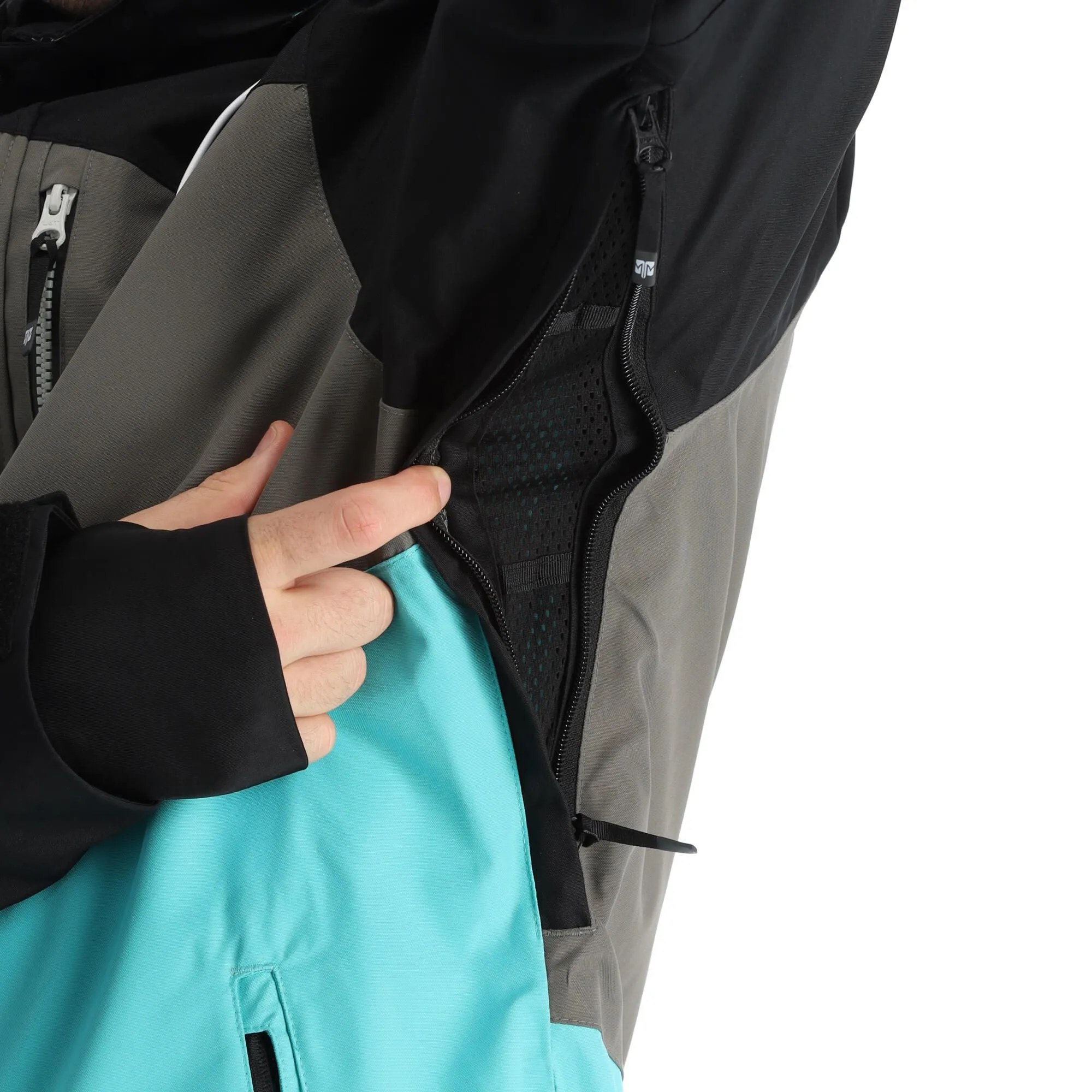 Rehall, Anchor-R Ski-jas Heren Aqua Blauw 9 Rehall, Anchor-R Ski-jas Heren Aqua Blauw - Afbeelding 9