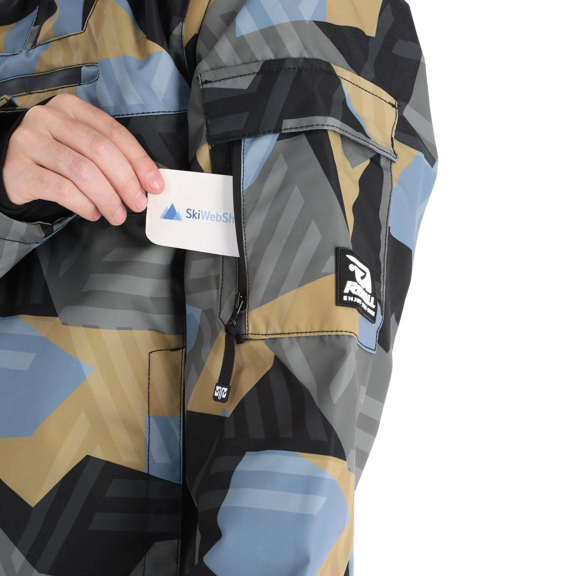 Rehall, Artois-R Winter Anorak Heren Camo Mirage Blauw 6 Rehall, Artois-R Winter Anorak Heren Camo Mirage Blauw - Afbeelding 6