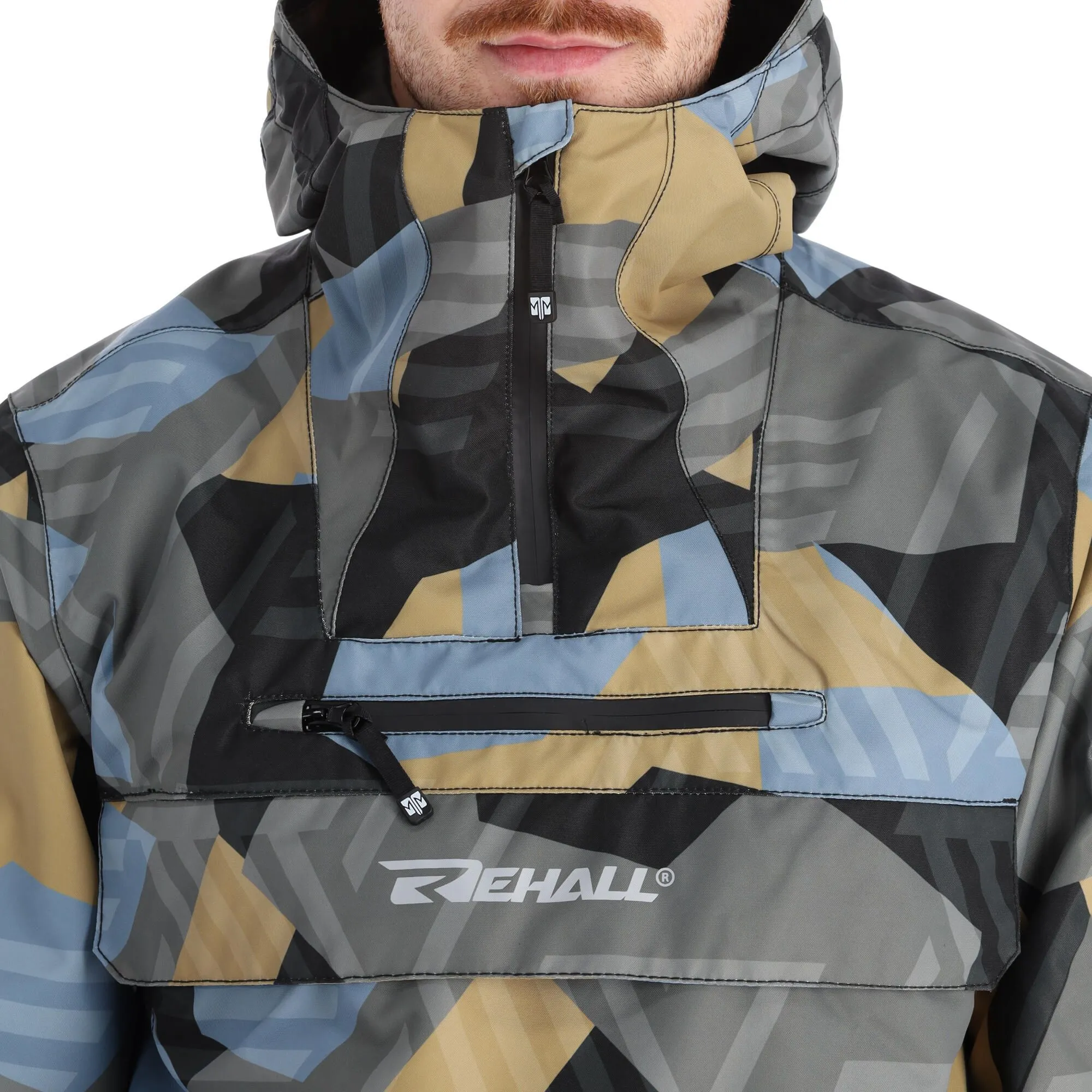 Rehall, Artois-R Winter Anorak Heren Camo Mirage Blauw 8 Rehall, Artois-R Winter Anorak Heren Camo Mirage Blauw - Afbeelding 8