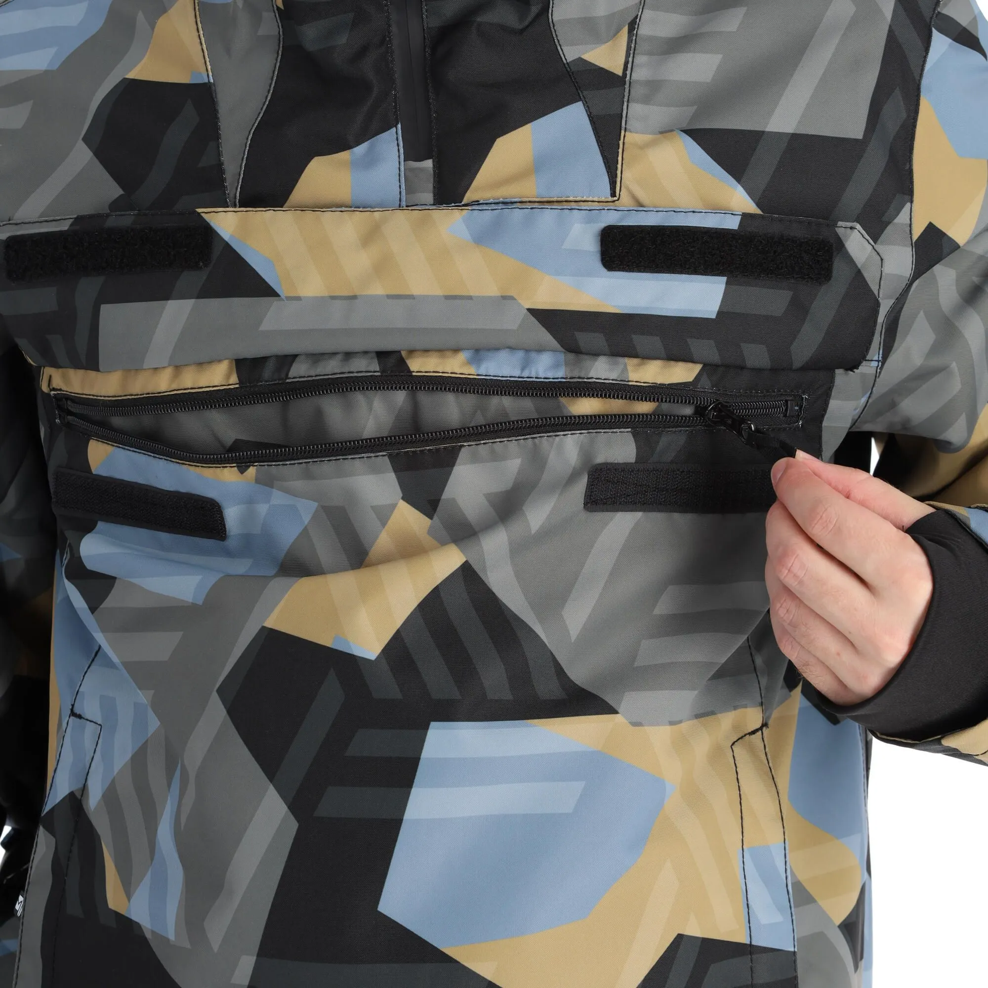 Rehall, Artois-R Winter Anorak Heren Camo Mirage Blauw 10 Rehall, Artois-R Winter Anorak Heren Camo Mirage Blauw - Afbeelding 10