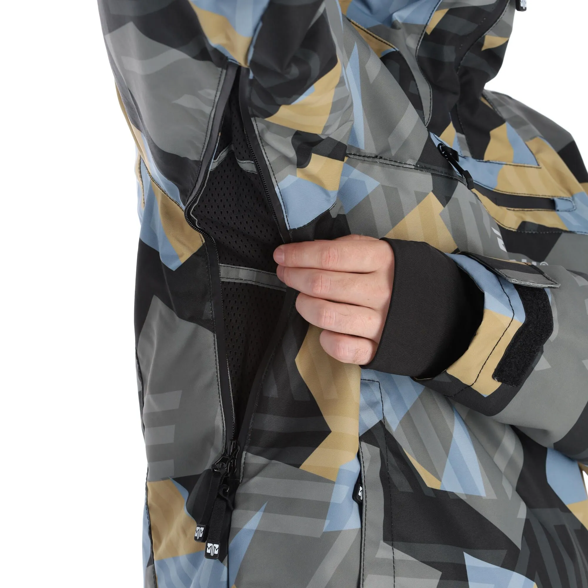 Rehall, Artois-R Winter Anorak Heren Camo Mirage Blauw 11 Rehall, Artois-R Winter Anorak Heren Camo Mirage Blauw - Afbeelding 11