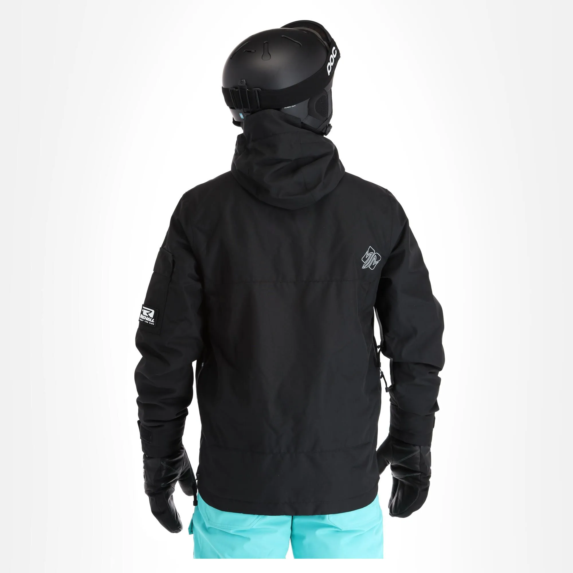 Rehall, Artois-R Winter Anorak Heren Zwart 2 Rehall, Artois-R Winter Anorak Heren Zwart - Afbeelding 2