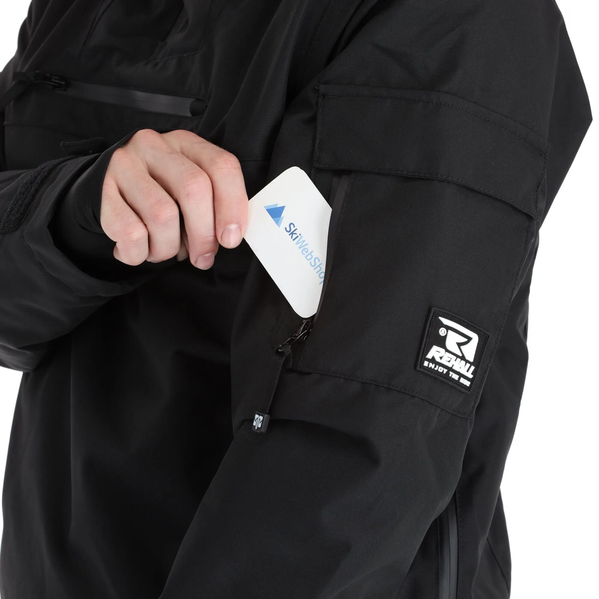 Rehall, Artois-R Winter Anorak Heren Zwart 6 Rehall, Artois-R Winter Anorak Heren Zwart - Afbeelding 6