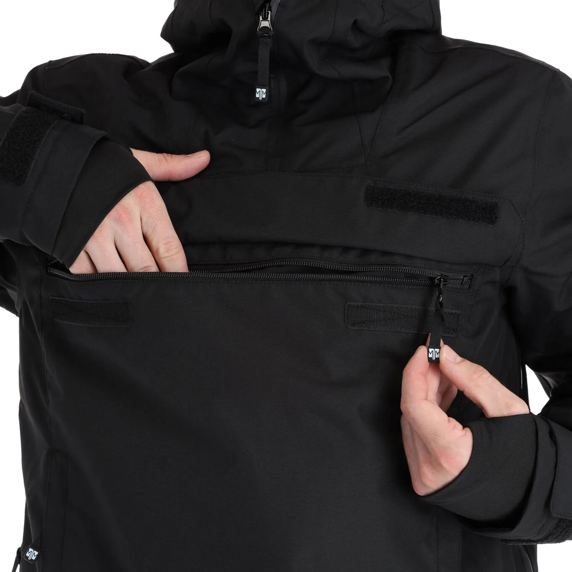 Rehall, Artois-R Winter Anorak Heren Zwart 10 Rehall, Artois-R Winter Anorak Heren Zwart - Afbeelding 10