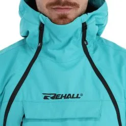 Rehall, Becks-R Winter Anorak Heren Aqua Blauw -Cmp Ski-uitrusting Winkel rehall becks r af anorak heren aqua blauw 22rehal108v4 BI 07