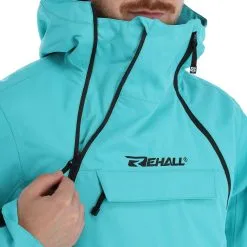 Rehall, Becks-R Winter Anorak Heren Aqua Blauw -Cmp Ski-uitrusting Winkel rehall becks r af anorak heren aqua blauw 22rehal108v4 BI 08