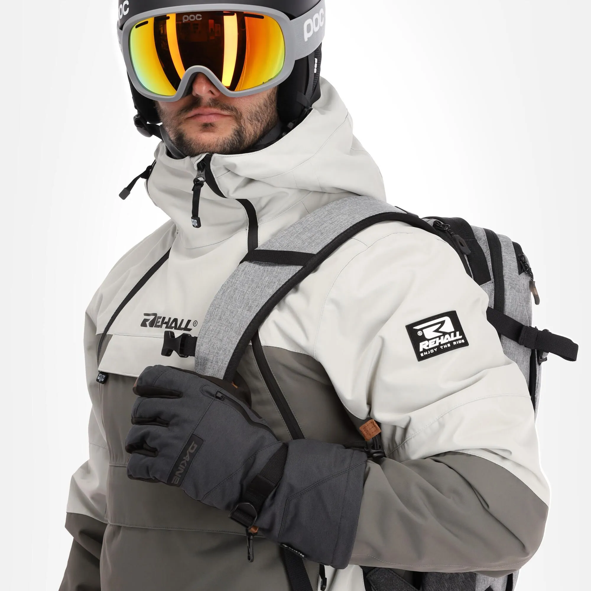 Rehall, Becks-R Winter Anorak Heren Storm Grijs 4 Rehall, Becks-R Winter Anorak Heren Storm Grijs - Afbeelding 4