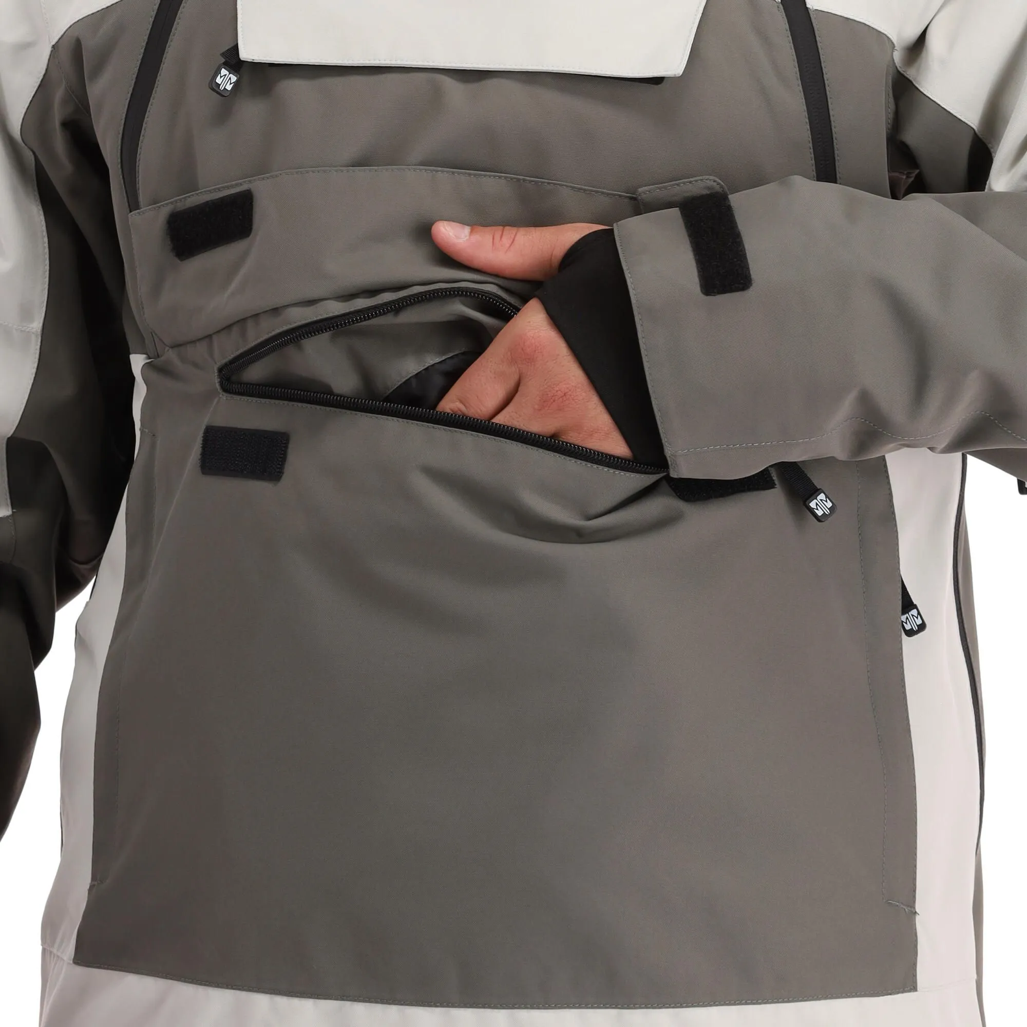 Rehall, Becks-R Winter Anorak Heren Storm Grijs 13 Rehall, Becks-R Winter Anorak Heren Storm Grijs - Afbeelding 13