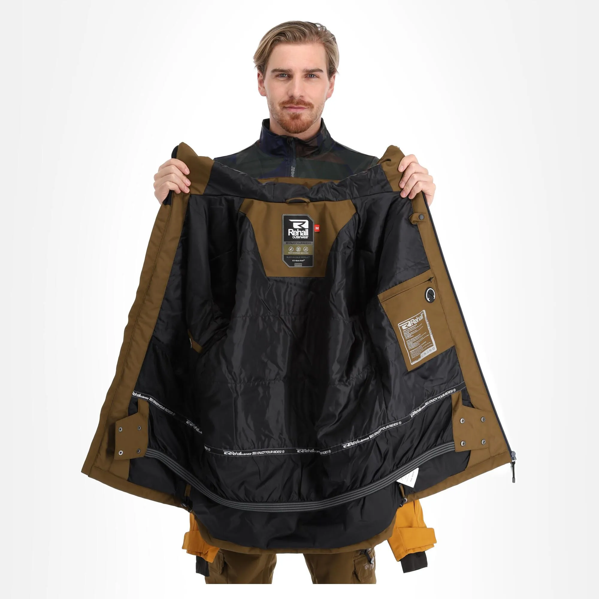 Rehall, Bud-R Ski-jas Heren Dessert Palm Bruin 5 Rehall, Bud-R Ski-jas Heren Dessert Palm Bruin - Afbeelding 5