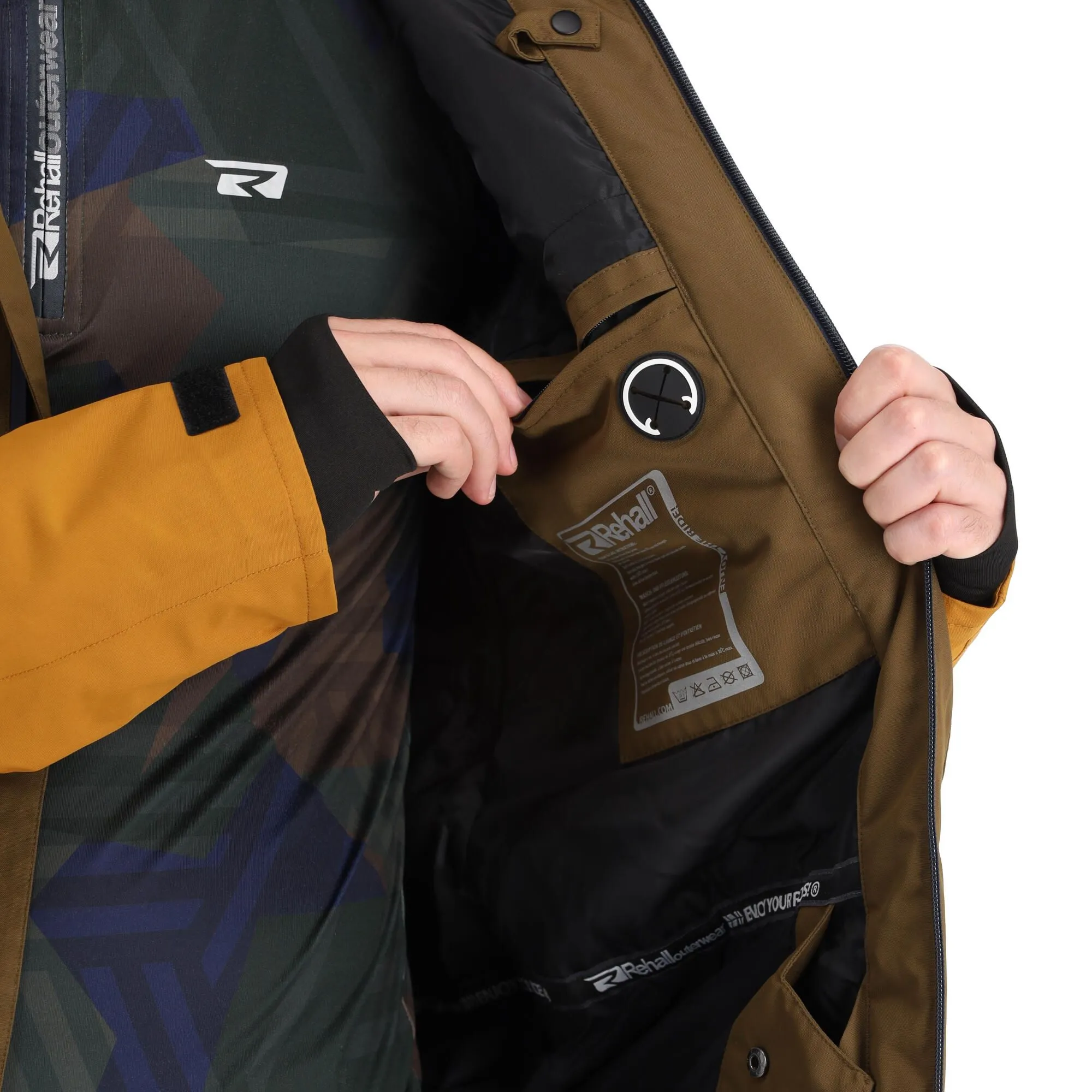 Rehall, Bud-R Ski-jas Heren Dessert Palm Bruin 6 Rehall, Bud-R Ski-jas Heren Dessert Palm Bruin - Afbeelding 6