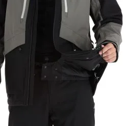 Rehall, Bud-R Ski-jas Heren Gunmetal Grijs -Cmp Ski-uitrusting Winkel rehall bud r aa jas gevoerd heren gunmetal grijs 22rehal104v2 BI 09